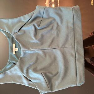 Women's Blue Sleeveless Top